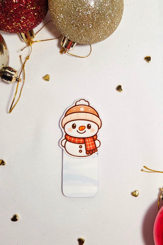 ⛄ Snowman Magnetic Bookmark