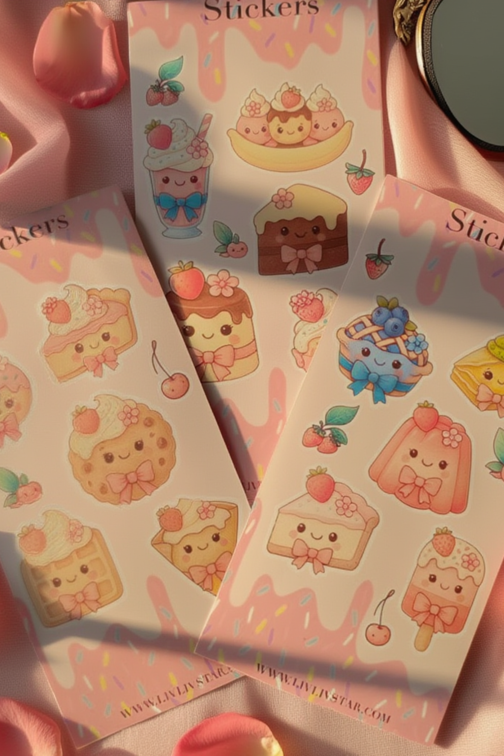 Dessert Dreams Sticker Sheets – Matte Waterproof Edition