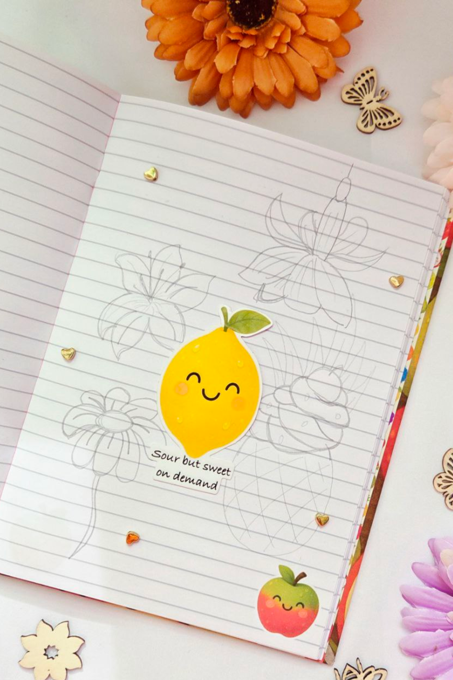 Fruity Smiles Sticker Pack - 18 Joyful Stickers