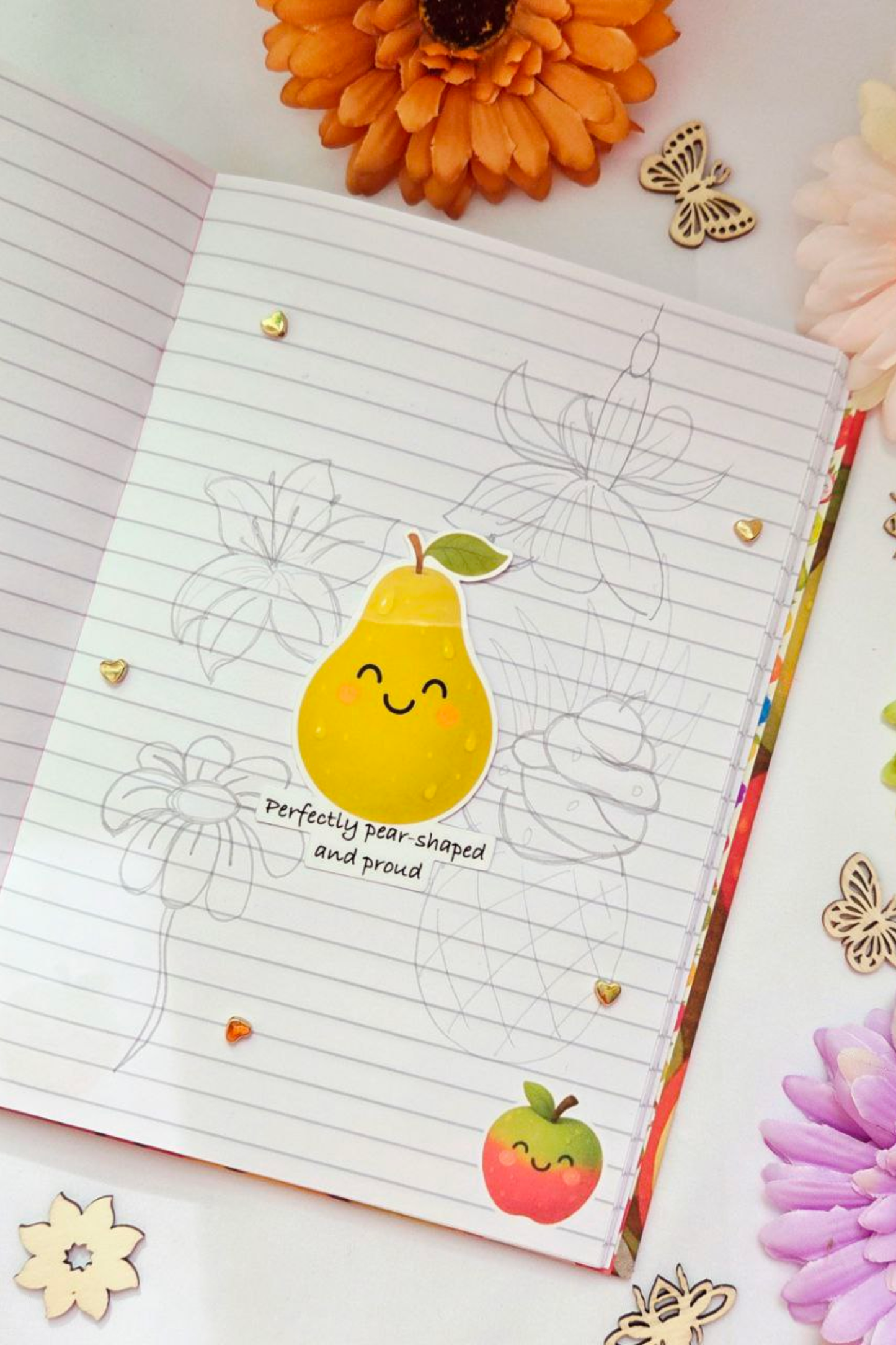 Fruity Smiles Sticker Pack - 18 Joyful Stickers