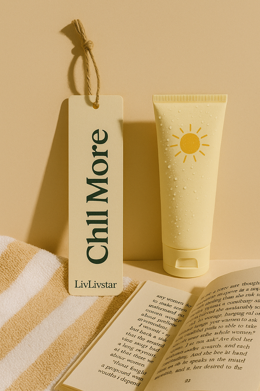 “Chill More” bookmark