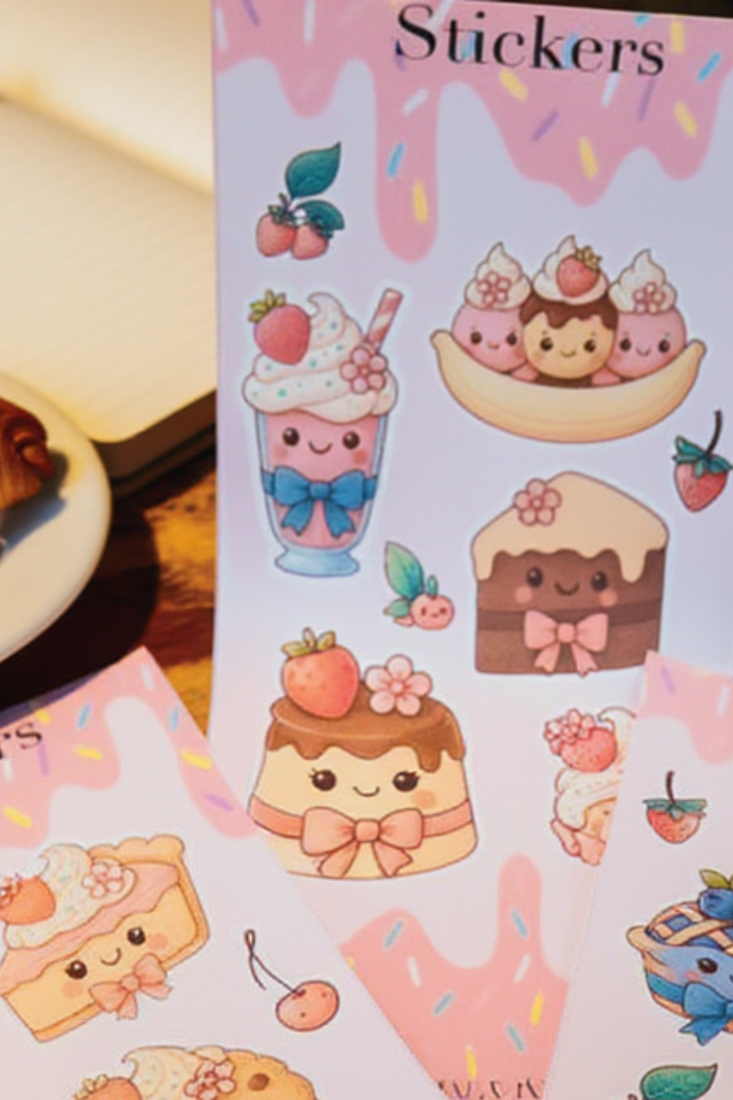 Dessert Dreams Sticker Sheets – Matte Waterproof Edition