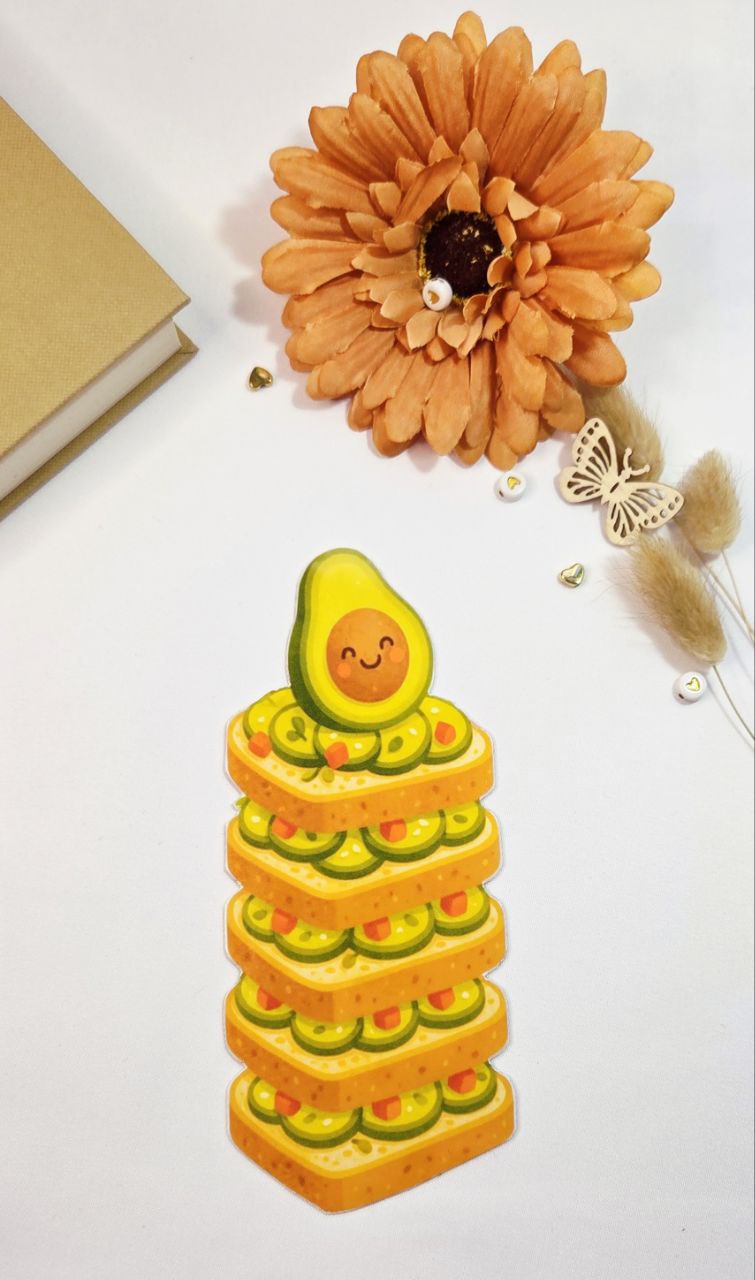 Avocado Toast Bookmark