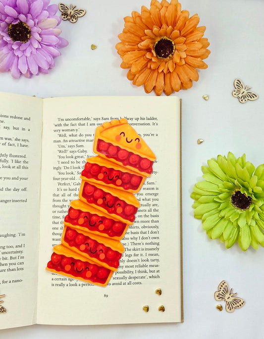 Cute Cherry Pie Bookmark