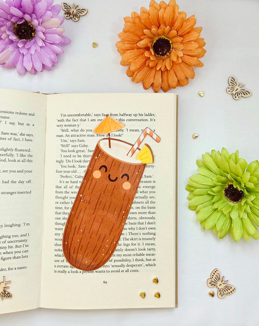 Kawaii Coconut Drink Bookmark