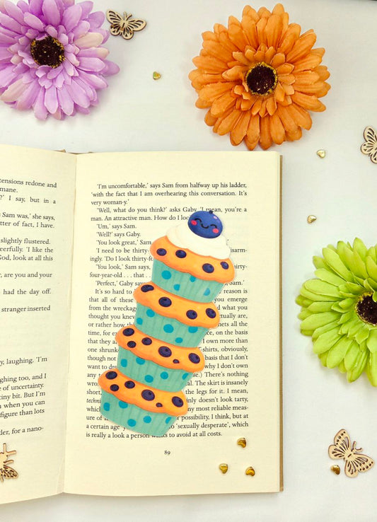 Blueberry Cupcake Bookmark